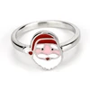 Latest Design 925 Silver Jewelry Santa Claus Father Christmas Ring For Gift