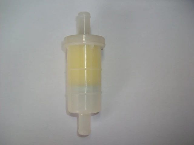 Yellow plastic 8mm fuel filter motorcycle oil filter