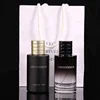 Cylinder 100ml Black Empty Glass Perfume Spray Bottle With Magnetic Cap