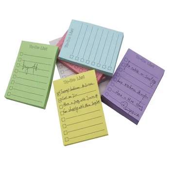 Custom To Do List Notepad Sticky Note Memo Pad Buy Custom Notepad Sticky Note Memo Pad Memo Pad Product On Alibaba Com