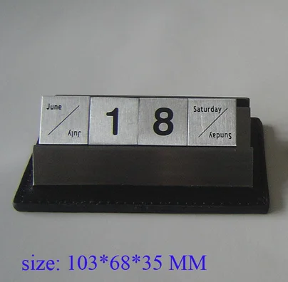 Perpetual calendar blocks