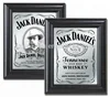 Jack Daniel's bar mirror with wood frame