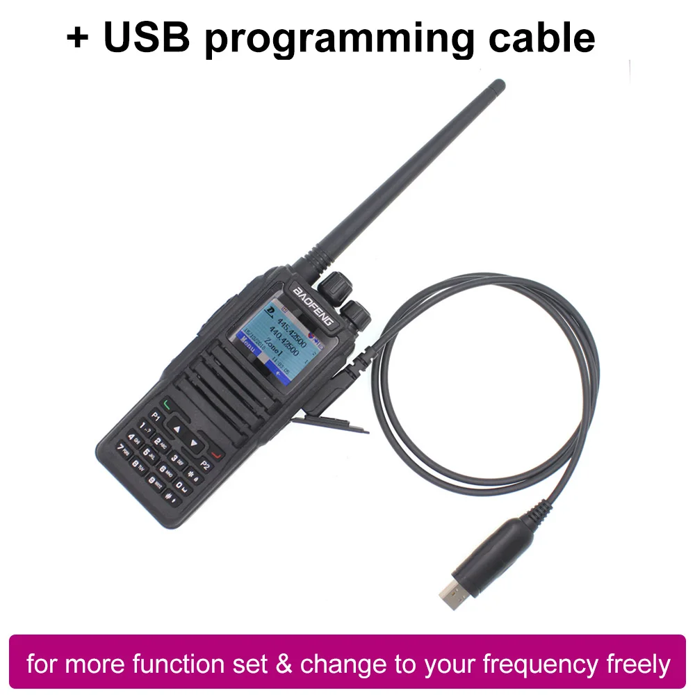 Baofeng เครื่องรับส่งวิทยุระบบดิจิทัลแอนะล็อก,วิทยุสื่อสารระบบ Dual