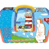 Children learning gifts DIY coloring plastic tool box kits in case for kid toy,tools set box