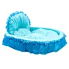 Hot Sell Four Seasons Luxury cat bed soft warm lace edge pet bed princess cat dog pet beds