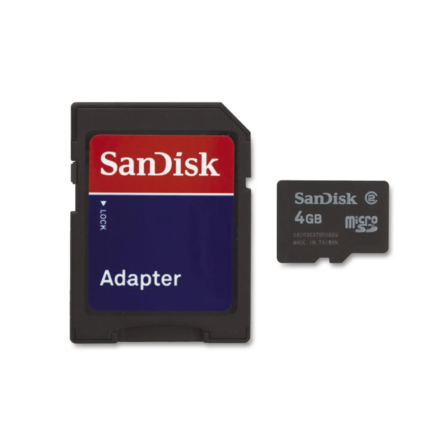 Карта памяти SANDISK MICROSDHC Card class 4 32gb + SD Adapter