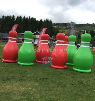 big inflatable bowling pins