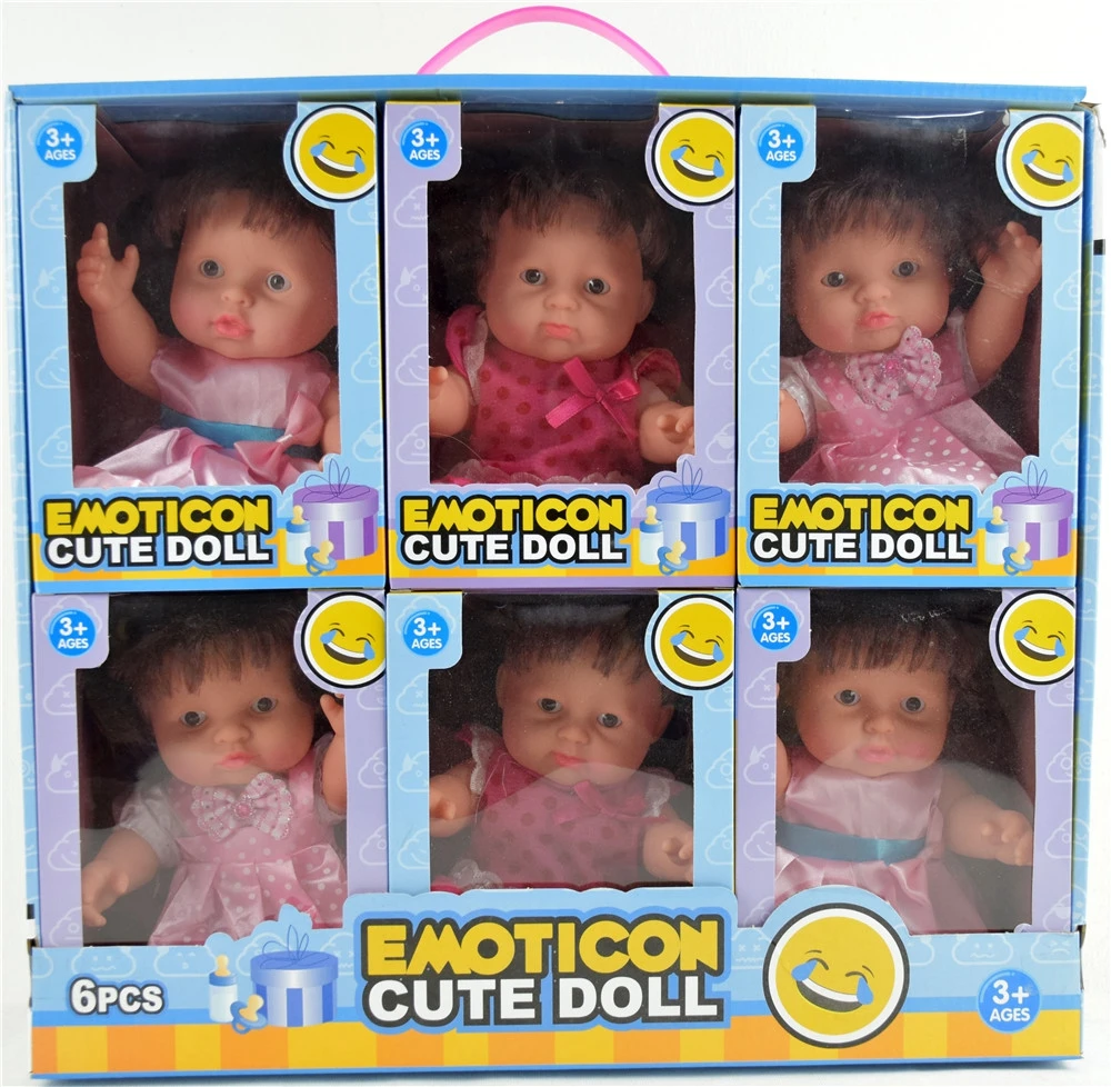 10 Inch 6pc Lots Emoticon Vinyle Baby Emoji Doll Buy Emoji Doll