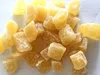 Dried sugar ginger crystallized ginger slices and sugar ginger cubes