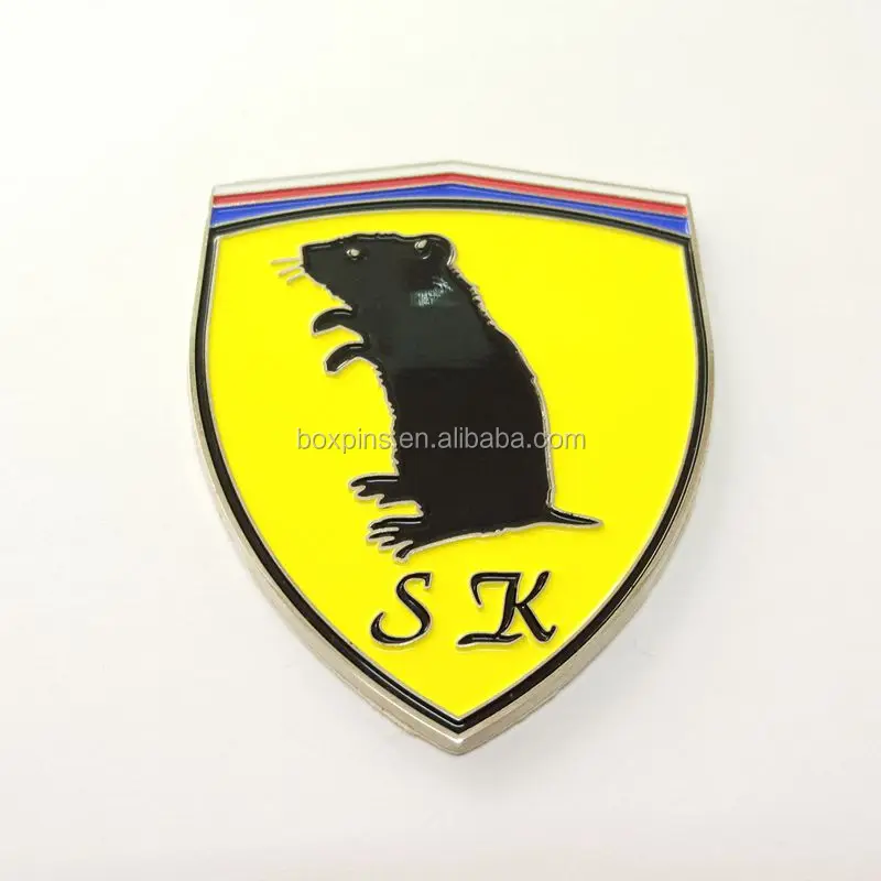 Wholesale Custom Metal Shield Shape Car Logo Cover Emblem Buy Custom