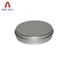 100g Silver Cosmetic Aluminum Tin Jar Tinplate Portable 100ml Makeup Metal Case Wholesale Small Round Aluminium Cosmetic Tin