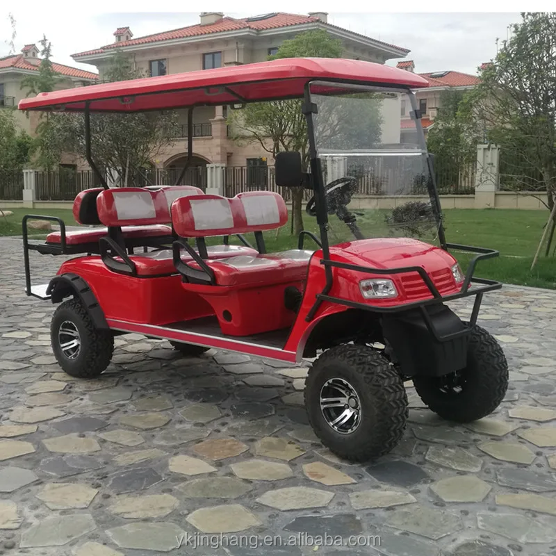 Popular 6 Passengers Gas Golf Cart With 12inch Off Road Tyre/personal