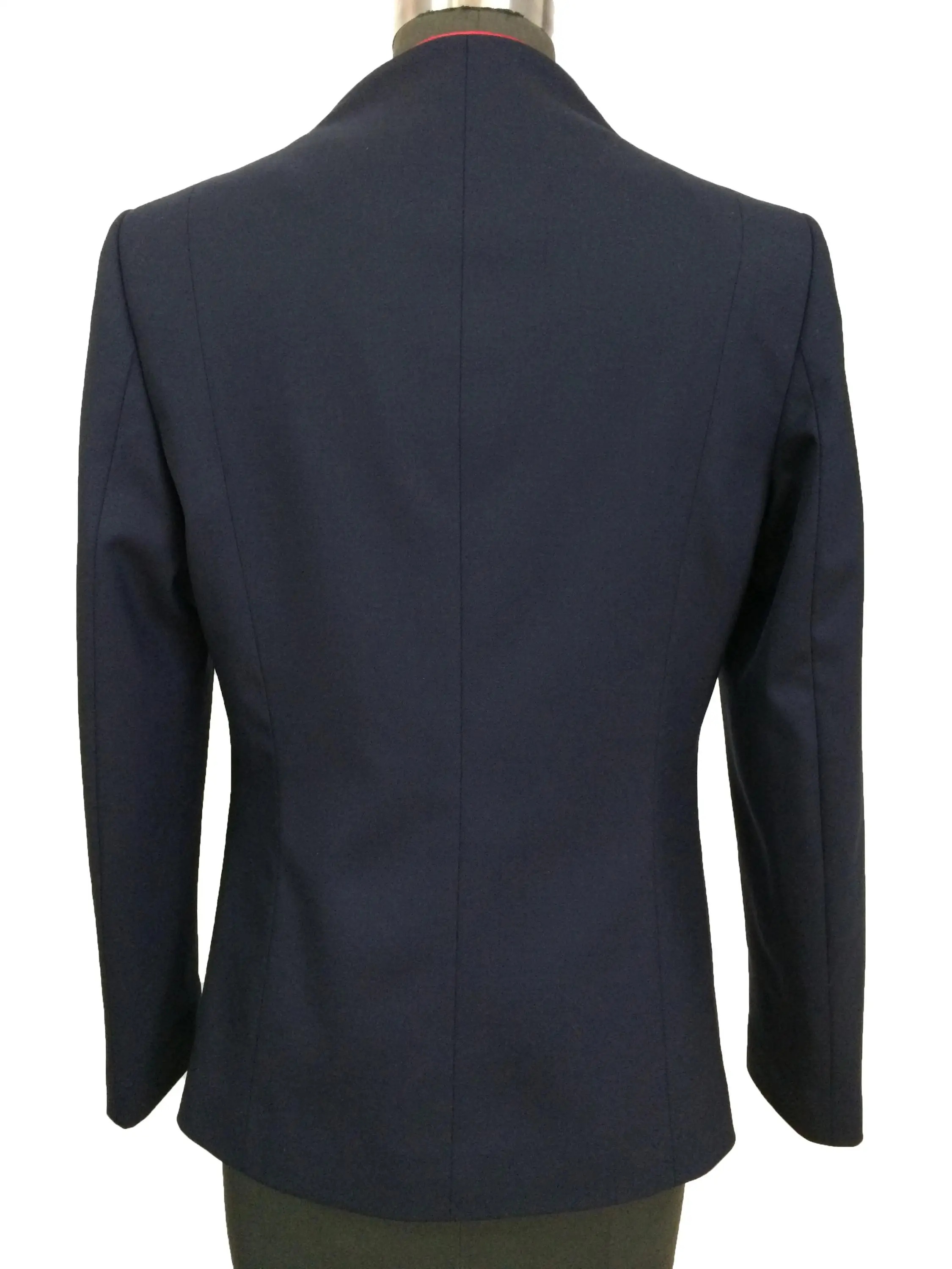 Ladies Mandarin Collar Suit V-neck Uniform - Buy Ladies Office Uniform ...