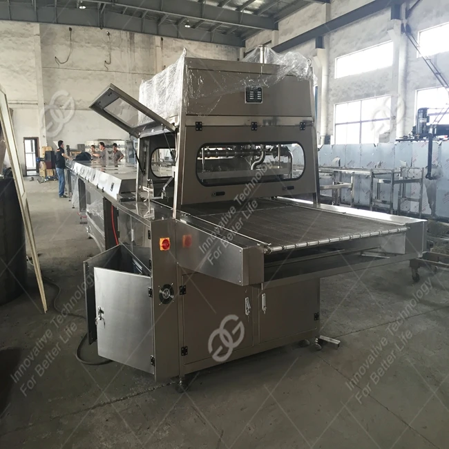 Automatic Chocolate Enrobing Wafer Biscuit Making Machine