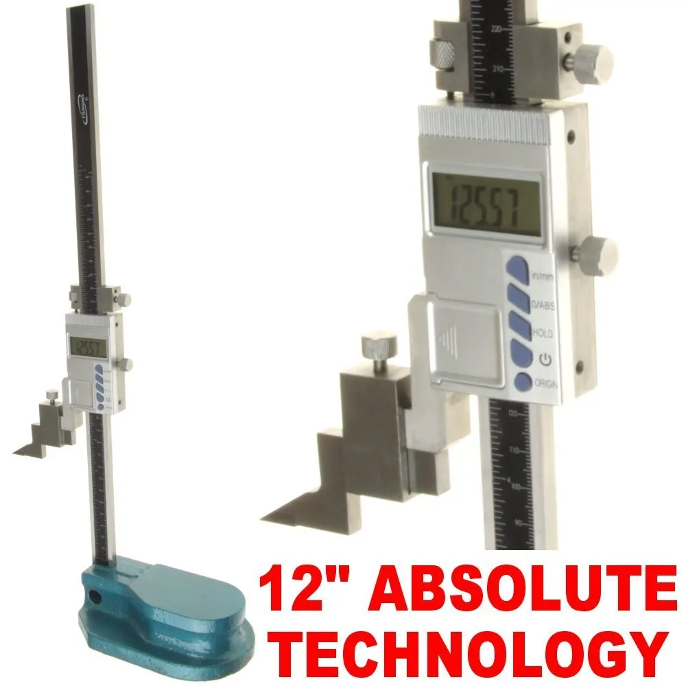 iGaging 12/" Digital Height Gauge Electronic with Absolute Origin 35-700-H12