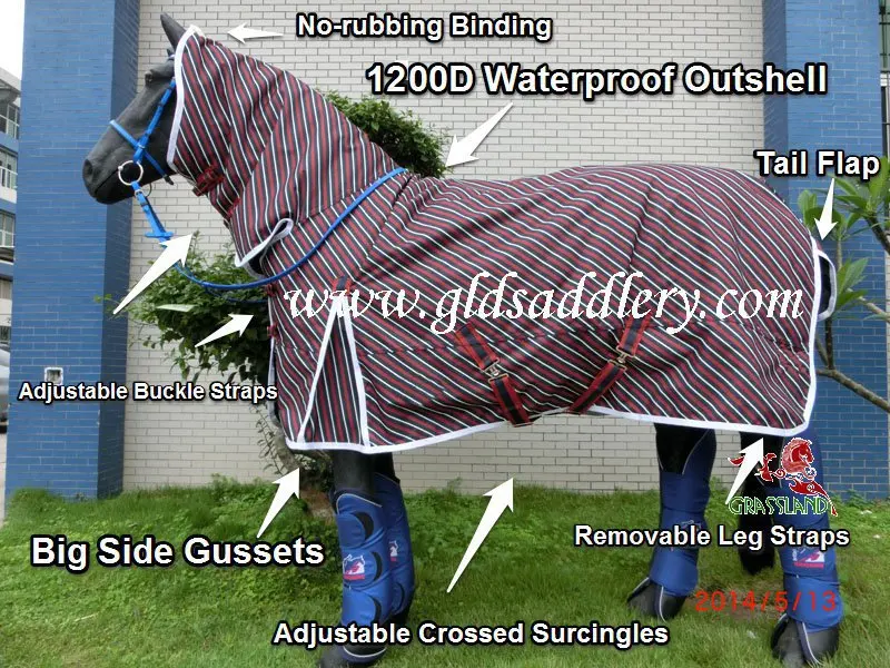 1200d Printed Winter Horse Rug/horse Products/ Horse Blanket Buy