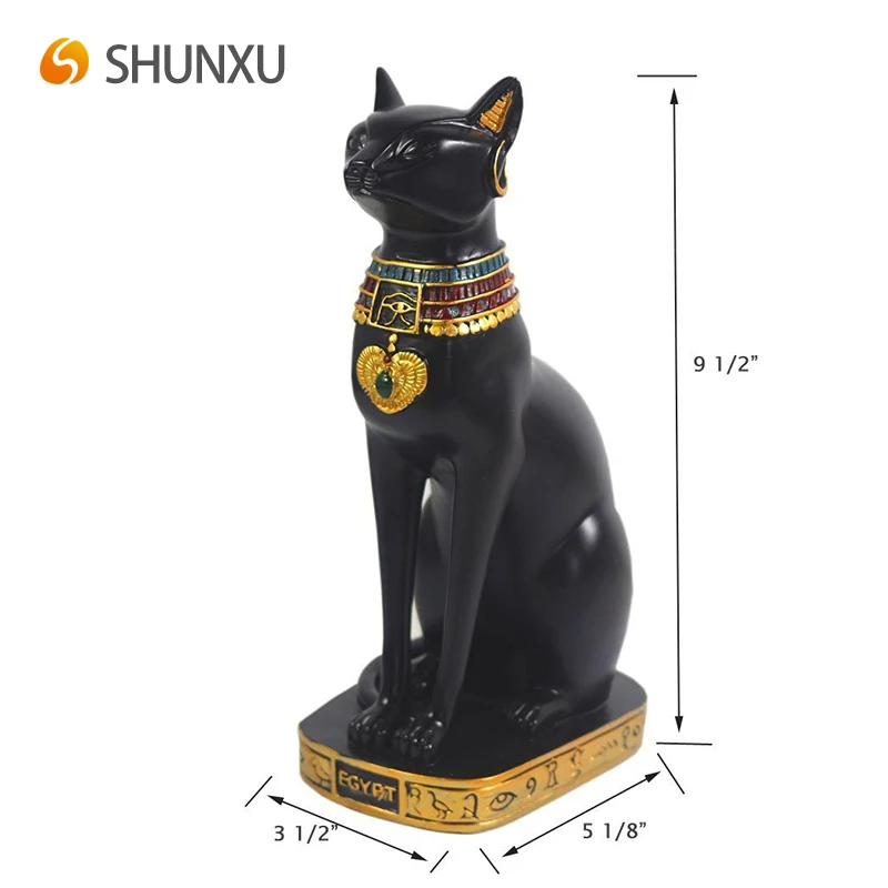 손으로 만든 수지 공예 고대 이집트 키티 입상 이집트 Bastet 고양이 여신상 소장 Bastet 조각 Buy 수지 공예 고대 이집트 키티 입상이집트 Bastet 5781