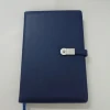 2019 new design usb flash drive leather notebook and pen attached