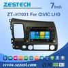For honda civic LHD accessories car dvd gps car video car navigation 1998 with GPS dvb-t parking sensor Digital TV box