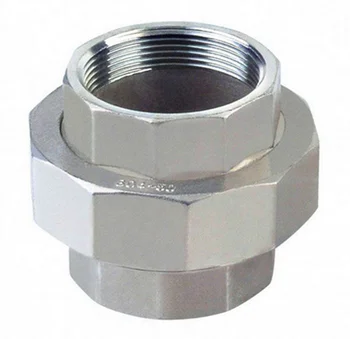 Hexagon Sanitary Stainless Steel Female Union Elbow Union Weld