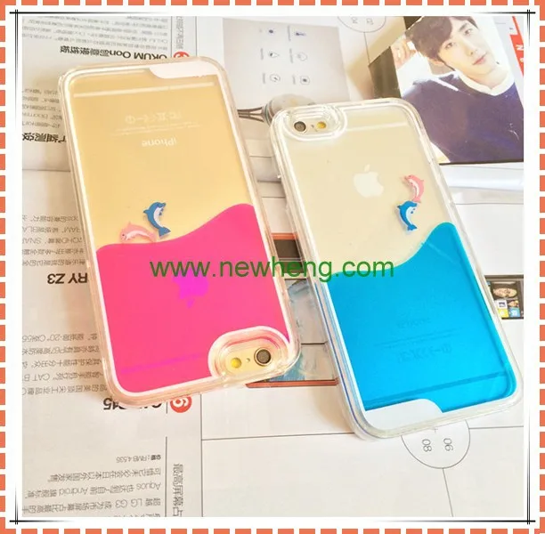 liquid phone case iphone 6 dolphin liquid phone case iphone 6 dolphin