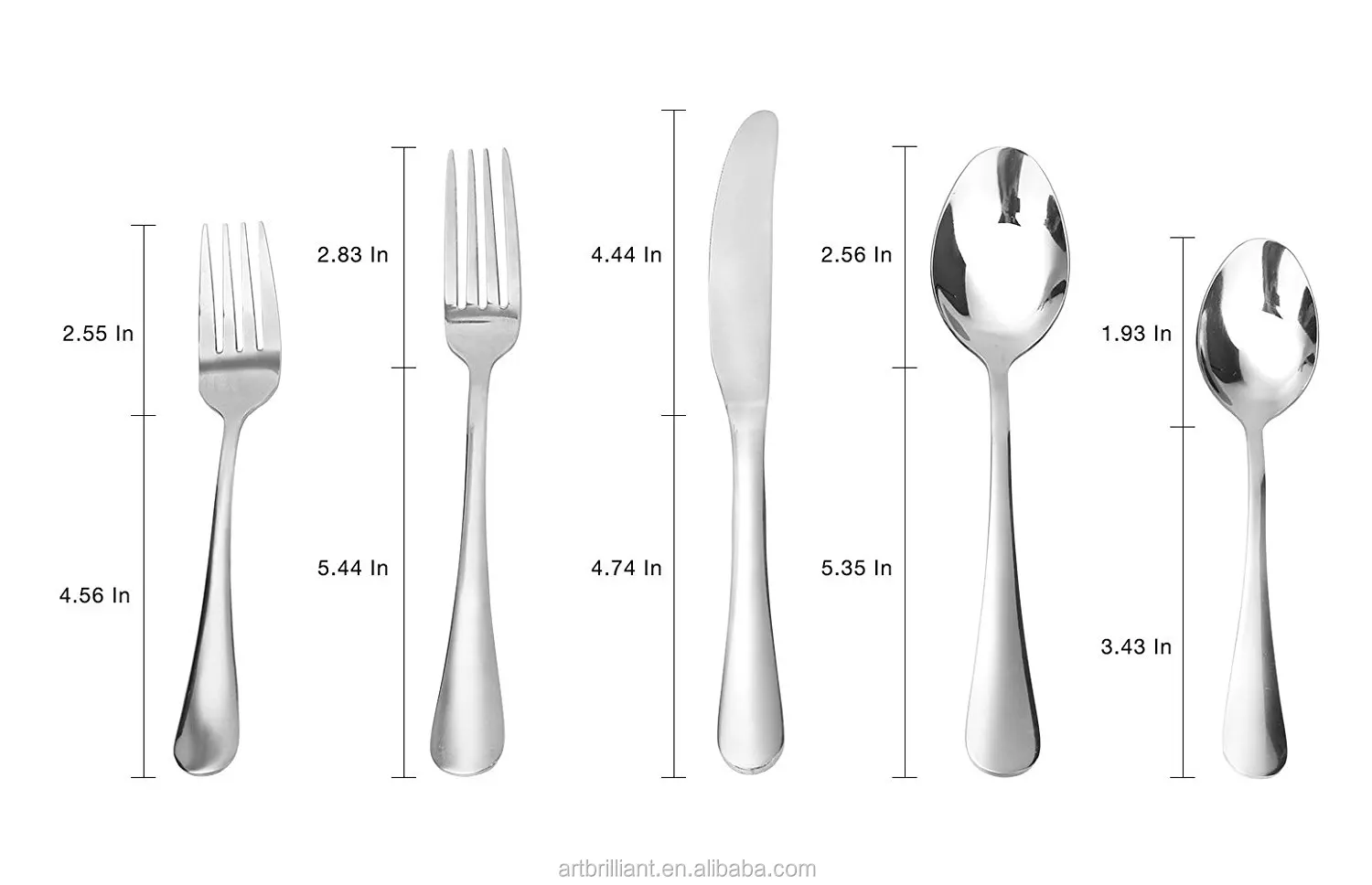 Wholesale Customize Stainless Steel Brand Names Cutlery Make For