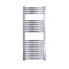 AVONFLOW Chrome Plating Flat Hydronic Central Heating Electric Bathroom Towel Radiator