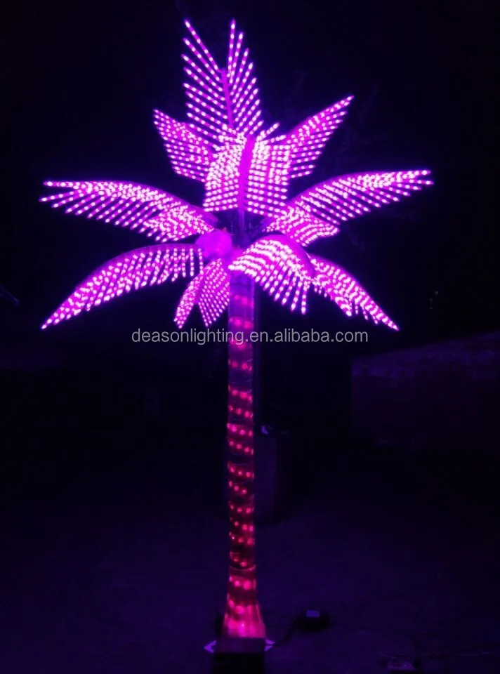Outdoor Artificial Palm Trees With Solar Lights Buy Lighted Palm