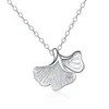 Popular Jewelry in China High Quality Fashion Innovative Birthday Gifts Simple Sweet Leaf Pendant Sterling Silver Necklace