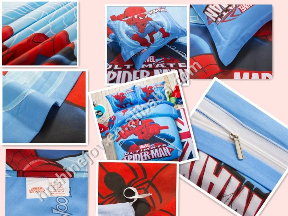 High Quality Double Lovely Mickey Reactive Printing Cartoon Cotton Flat