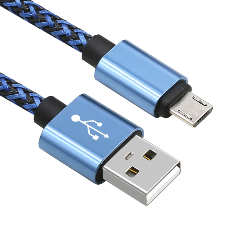 Nylon Braided Micro Usb C Data Cable 10 Ft 8 Pin Charger Usb Charging