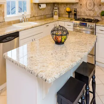 Kabinet Meja Dapur Warna Emas Granit Countertops Italia Carrara Kabinet Meja Dapur Warna Emas Granit Countertops Italia Carrara