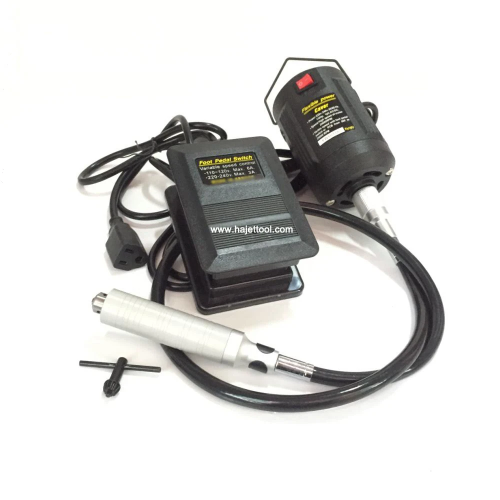 Brush Cutter Flexible Shaft Gem Carving Machine Gemstone Polishing