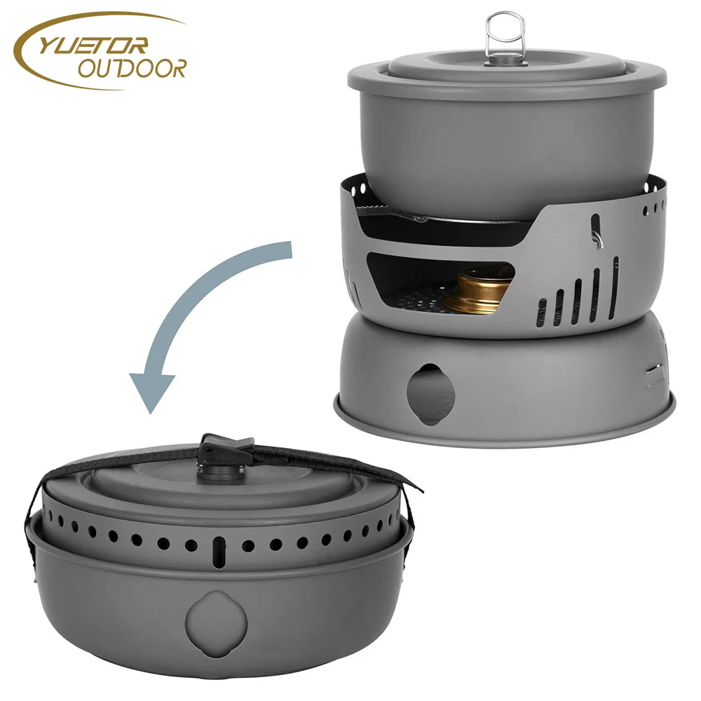 Camping Stove Backpacking Stove - Potable Stainless Steel Wood Burning ...