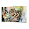 Dropshipping beautiful girl oil painting Women Arabic Quran Islamic canvas paintings on canvas abstract wall Calligraphy