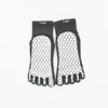 new style knitted five-toe sock with rubber on bottom