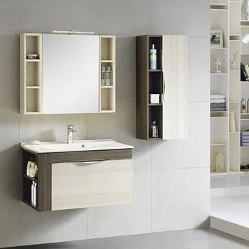 Chinese Supplier Modern Waterproof Wood Wall Mounted Bathroom