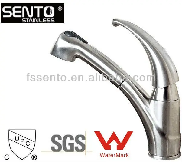 Sento Upc Nsf Spray Head Kitchen Sink Faucet Pull Out Water Taps