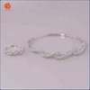 Ladies Fashion Bracelet Wrap Bracelet Custom Silver Tungsten Wave Shaped Bracelet