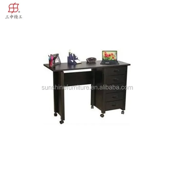 Cheap Home Office Black Folding Mobile Computer Desk View