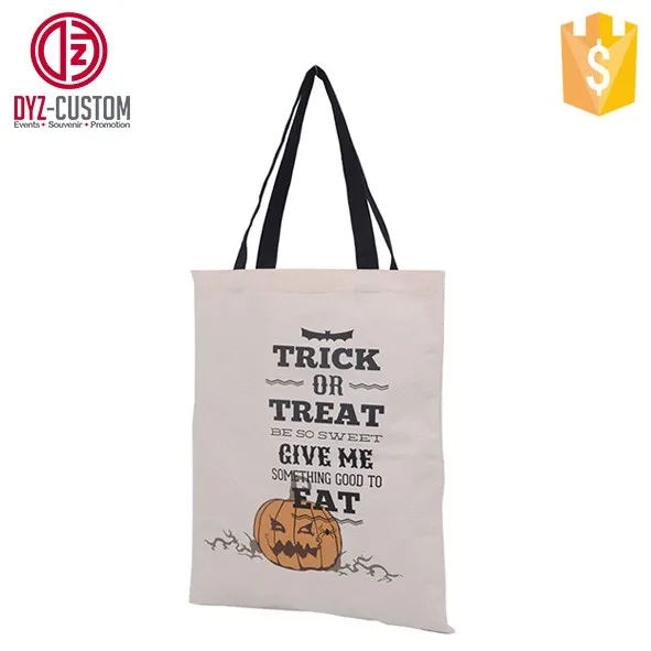 36*48 Cm Customize Halloween Gift Bag Canvas Tote Bag