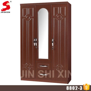 Trade Assurance Portable Mdf Wooden 3 Doors Wardrobe Closet With Mirror And Drawers Buy Wooden 3 Doors Wardrobe Closet Wardrobe Clothes Closet With