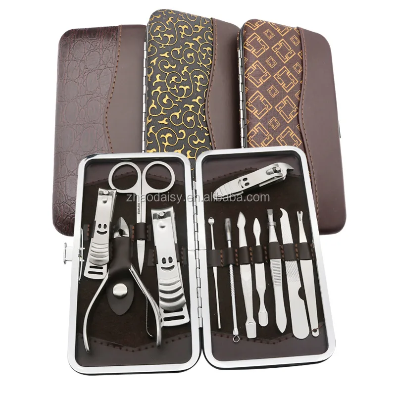 wholesale12 piece manicure set nail care 12 piece cutter cuticle