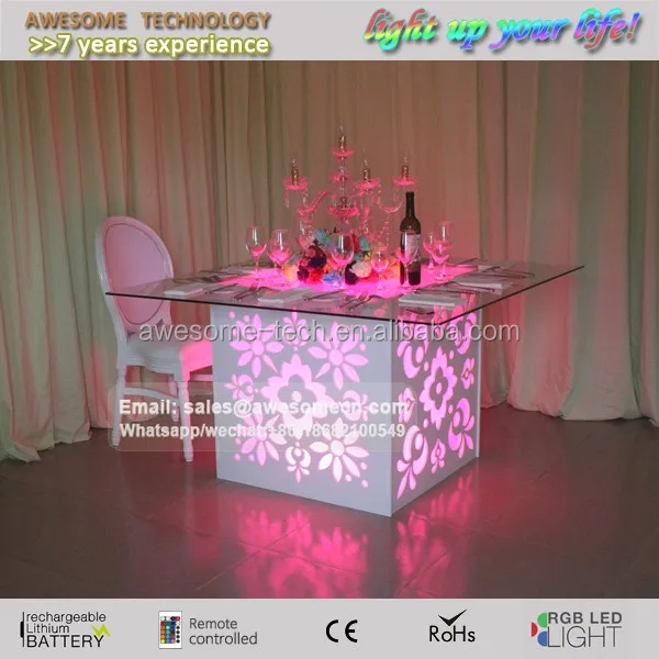 Diy Table Base For Glass Top Led Lighted Wedding Decor Table Buy Diy Wedding Table Unique Glass Table Bases Decorative Furniture Table Base Product On Alibaba Com