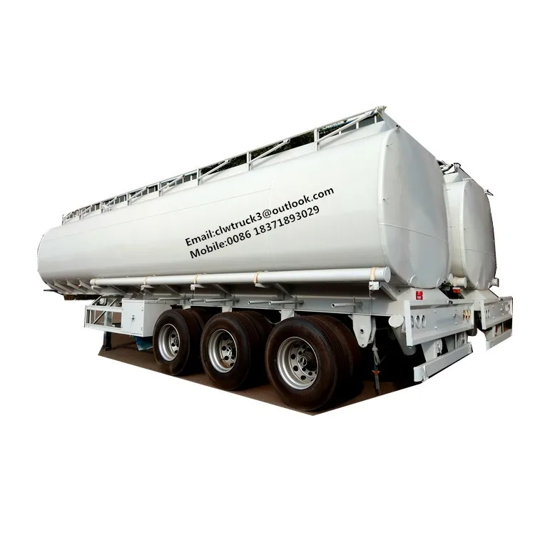 Clw 50000 Liters Fuel Tank Semi Trailer/fuel Tank Trailer With Pump