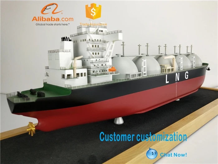 LNG ship model 65cm LNG vessel model Natural gas ship model