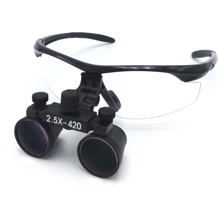 Ce Approved Medical Magnifier Headlight Loupes Dental Lab Loupes With