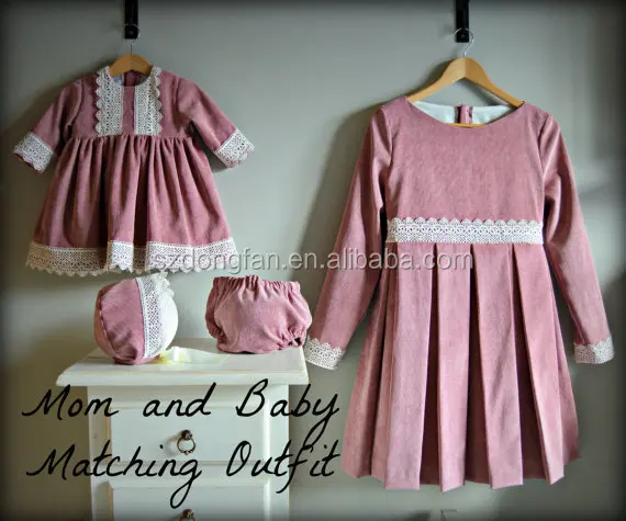 matching baby and girl christmas dresses