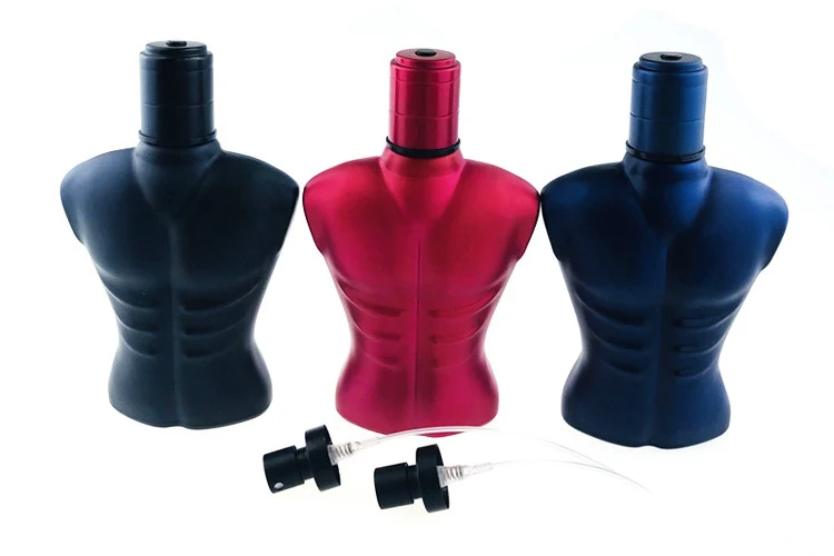Man Body Red Perfume Bottle Custom Cologne Unique Bottles Buy Red Perfume Bottle,Custom