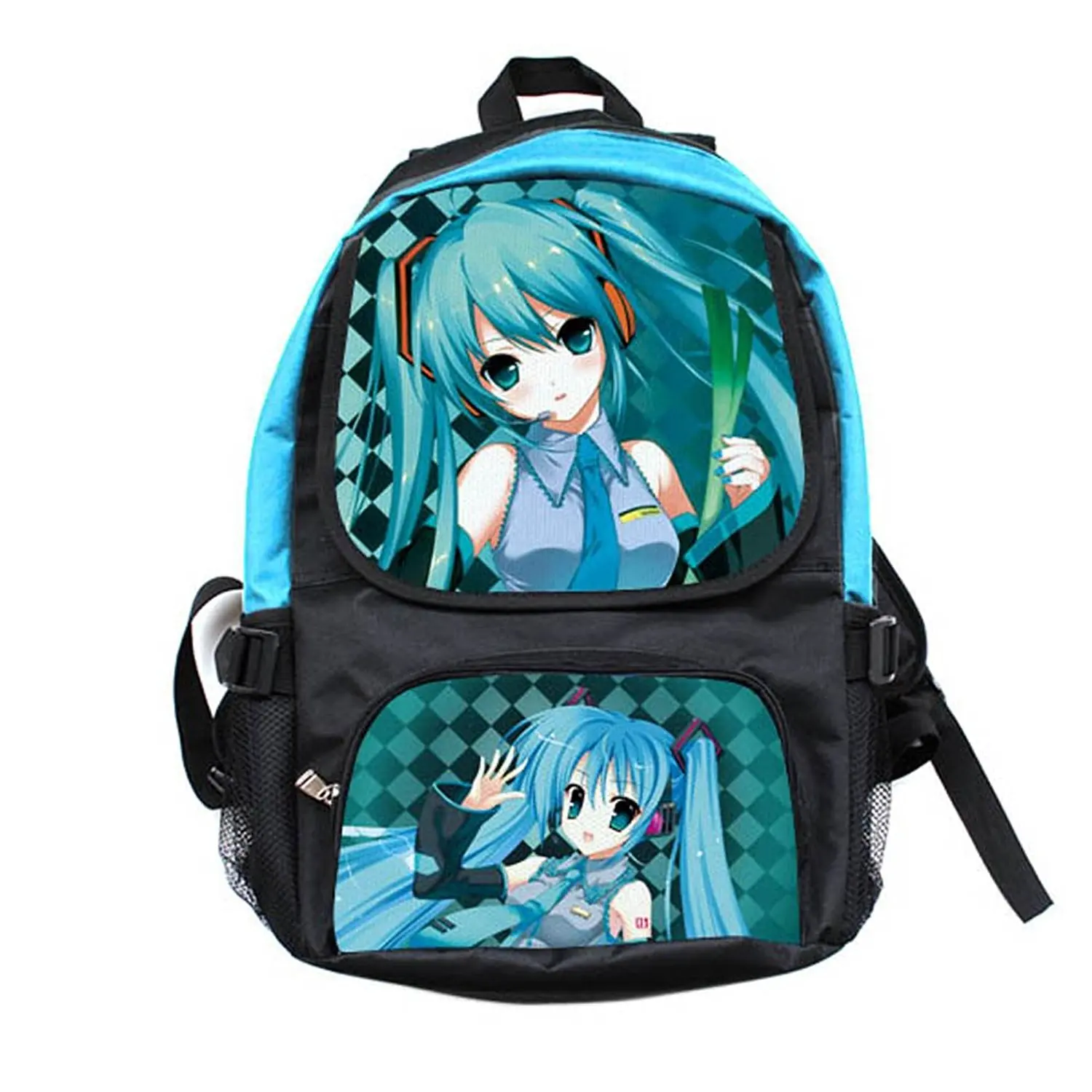 VOCALOID Hatsune Miku Anime Schoolbag Canvas Shoulder Bags Fashion Handbag QWE2